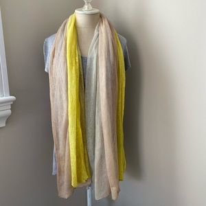 Ombré gauze scarf